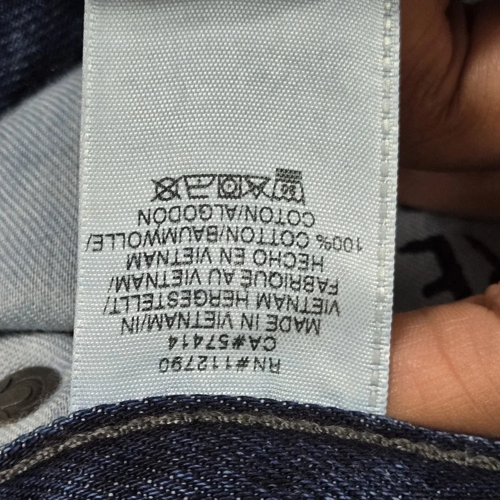 True Religion Men Jeans 40 Blue Denim GENO Flap Relaxed Slim‎ 31